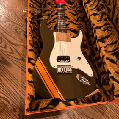 Fender To The Stars Limited Edition Tom Delonge "Padre" Stratocaster 2025 - Brown w/ Orange Competition Stripe image 1