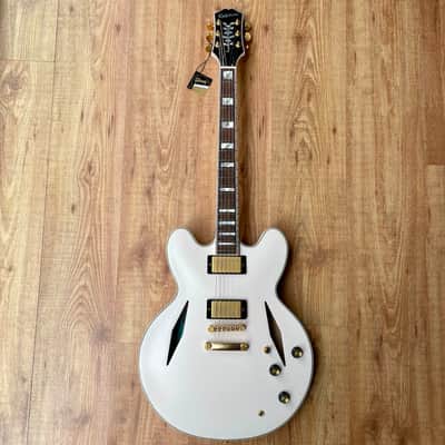 Epiphone Emily Wolfe "White Wolfe" Signature Sheraton Aged Bone White image 4