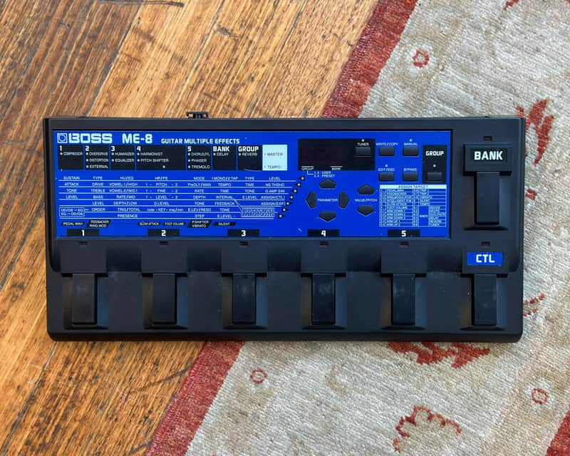 Boss ME-8 Guitar Multiple Effects Pedal | Reverb