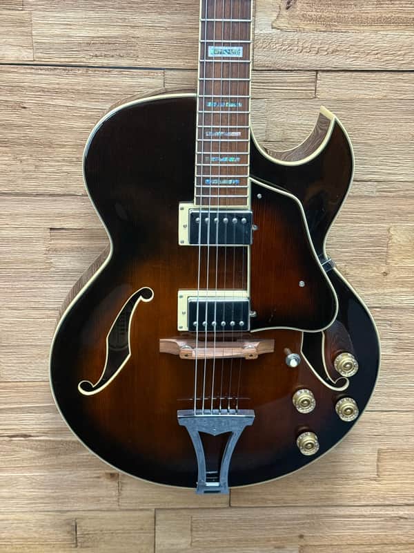 Ibanez AK85-DVS Artcore Hollow Body Guitar 2004 - Dark Violin Sunburst 6lbs 12oz w/non orig hard case image 1