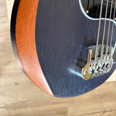 Gibson Les Paul Junior Tribute DC Bass 2019 - 2024 - Blue Satin image 3