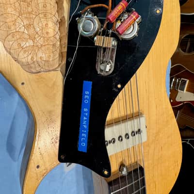 1960 Carvin SGB-3 Solid Body Electric Guitar - Natural Finish (w/HSC) image 20