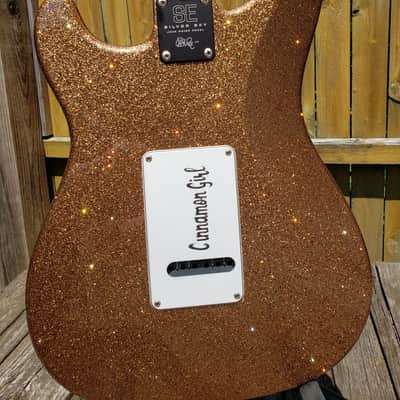 PRS Silver sky se 2022 - cinnamon sparkle image 4