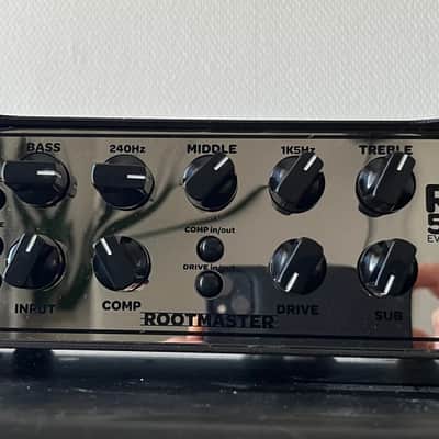 Ashdown RM-500 EVO Rootmaster 500-Watt Bass Amp Head 2015 - 2017 - Steel/Mirror image 1