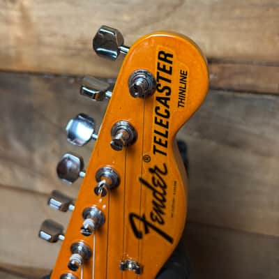 2024 Fender American Vintage II 1972 Tele Thinline 3-Color Sunburst w/case image 8