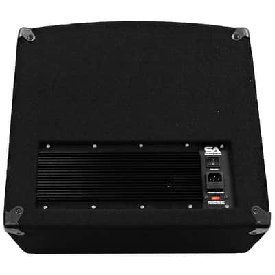 Pair of Powered 15" Floor Monitors PA DJ Band Speakers - Active 15" Monitors image 7