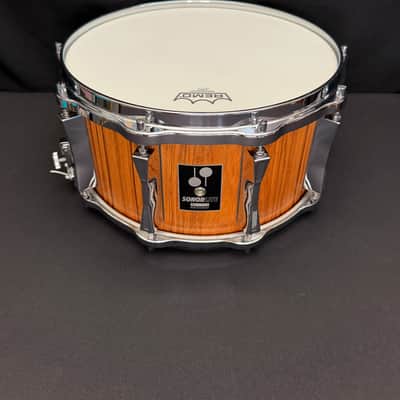 Sonor Lite LD547x Snare Drum 14" x 7,25" 1985 - Genuine Rosewood Veneer image 2