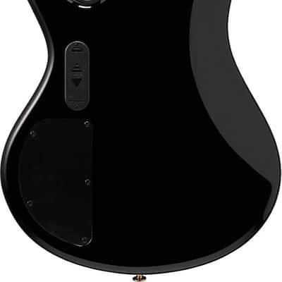 Ibanez GSR205PC GIO 5-String Bass Guitar, Purpleheart Fingerboard, Transparent Pale Black Burst image 3