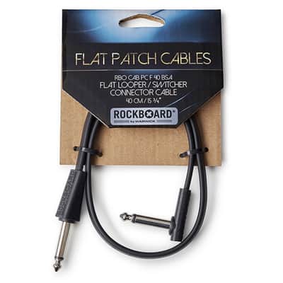 Looper Switcher Nearfield Pedal Cable Kit - RockBoard Flat ST-RA Cables (2×20cm, 2×40cm) image 6