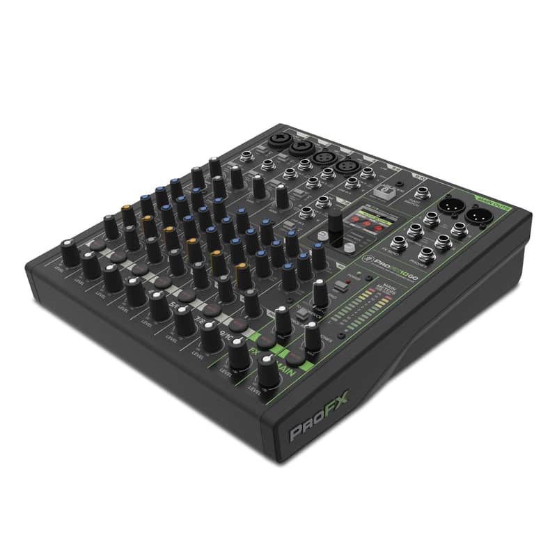 Mackie ProFX10 GO Battery-Powered 10-Channel Analog Audio Mixer With Bluetooth, USB-C Recording Modes, GigFX+ Effects, Onyx Preamps, EQ, Compression, Up to 8 Hours Battery Life image 1