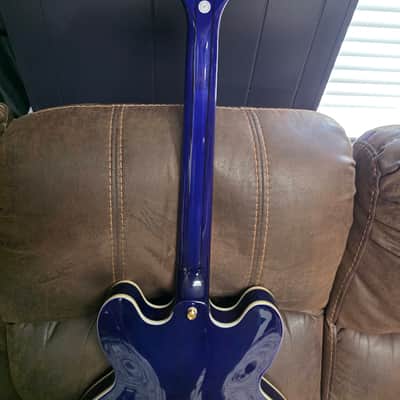 Epiphone Sheraton II Pro with Pau Ferro Fretboard 2019 - Midnight Sapphire with hard case image 8