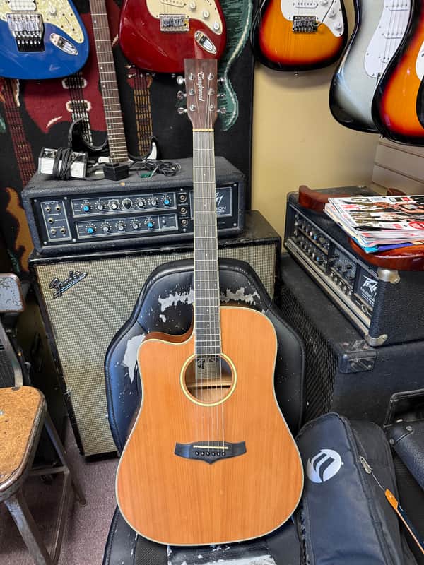 Tanglewood Winter leaf acoustic electric guitar. See details - Natural image 1