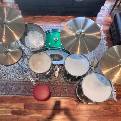 Vintage 3ply Ludwig Bonham Kit 26,14,16,18! image 3