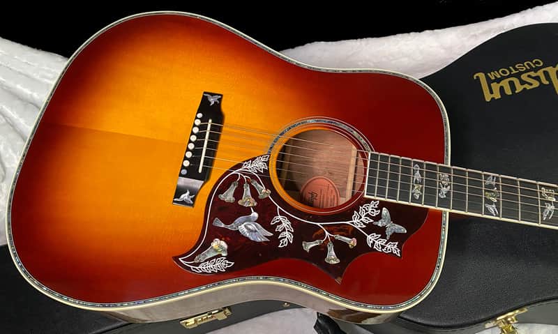 NEW! Gibson Hummingbird Custom Koa - Dealer Select - Autumnburst - Authorized Dealer - Custom Shop - 4.75 lbs - G07701 image 1