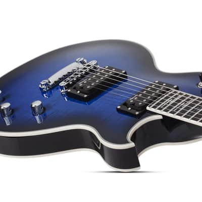 Schecter Solo-II Supreme See-Thru Blue Burst image 3
