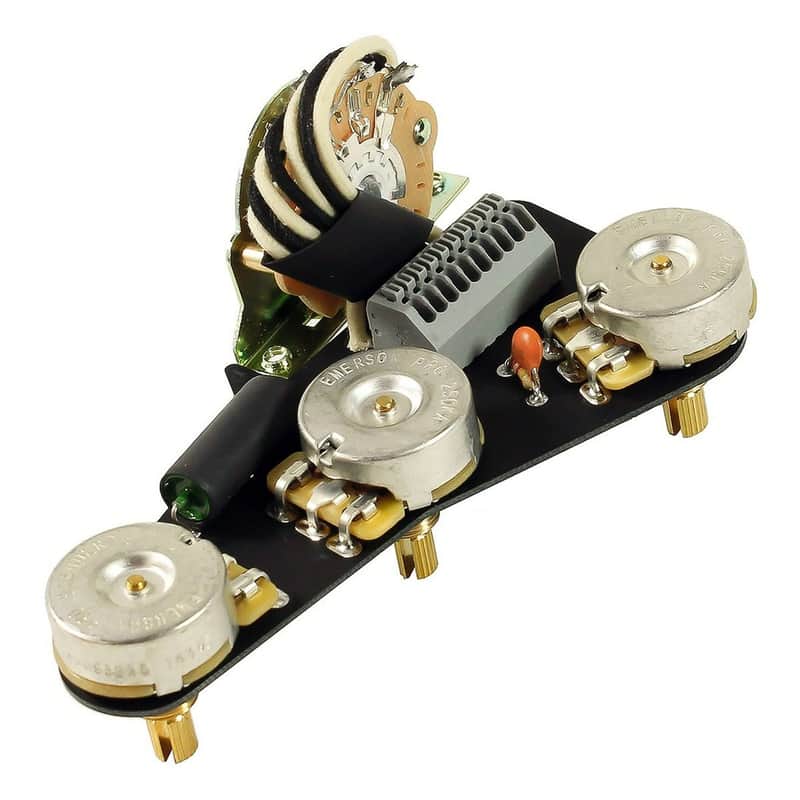 Obsidian Wire STB250 Solderless Prewired 5-Way Blender Strat Wiring Kit image 1