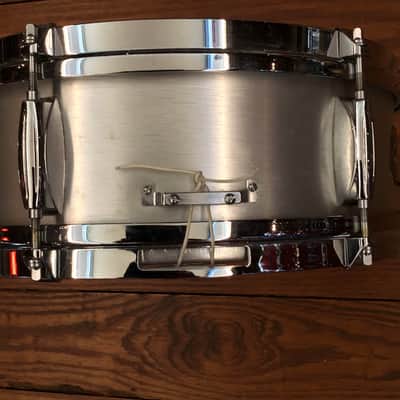 USED Gretsch "Stop Sign" Badge 5x14 Aluminum Student Snare Drum (6 Lug) image 3