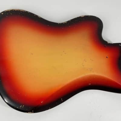 MJT Lightweight Jaguar Body 2026 - Aged Nitro 3 Tone Sunburst image 3