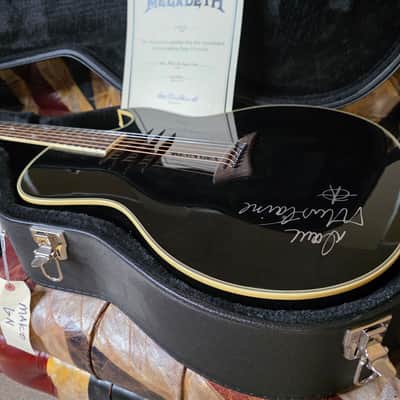 DAVE MUSTAINE's Artist Owned Dean Mako Florentine Acoustic Guitar NAMM, MEGADETH Endgame Album Recorded, Vevo Unplugged Concert Tour Played - Signed image 12