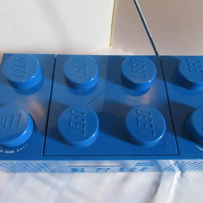 Vintage Lego Blue Brick Stereo Boombox AM / FM Radio CD Player image 6