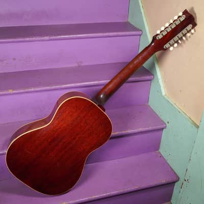 1967 Gibson B-25-12 12-String 00-Size Acoustic Guitar (VIDEO! Fresh Work, Ready) image 12