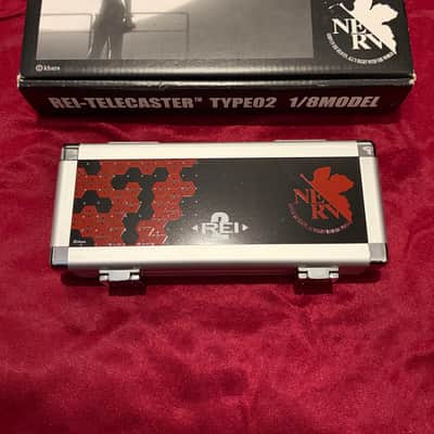 F-toys Fender x Evangelion Rei-Telecaster Type02 1/8 Scale Miniature Guitar Complete Set image 5