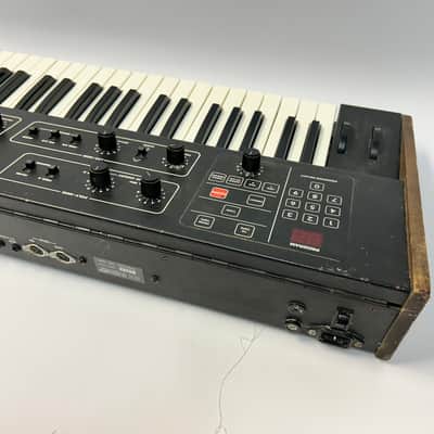 AS-IS* Sequential Prophet 600 61-Key 6-Voice Polyphonic Synthesizer 1982 - 1985 - Black with Wood Sides PROJECT image 12