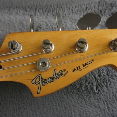 94-95 Fender Japan Jazz Bass Candy Apple Red w/ Gig Bag image 8