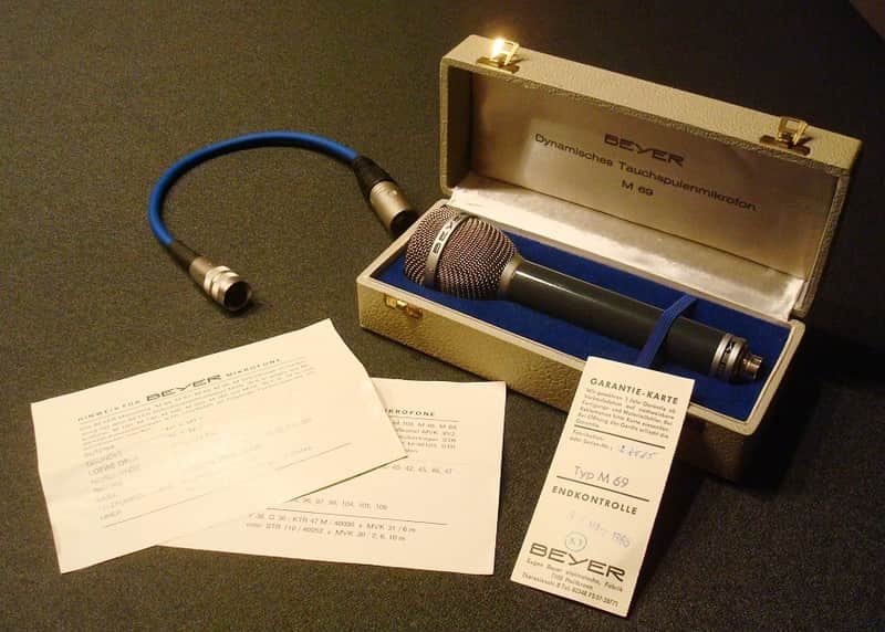 Beyerdynamic M69 ! R A R E ! Vintage 1965 image 1