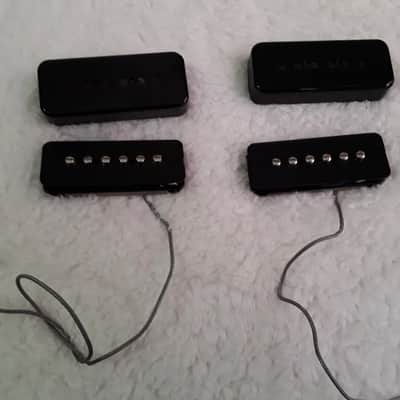 Gibson P90 Soapbar Pickup Set, Neck And Bridge. 2018 Black image 2