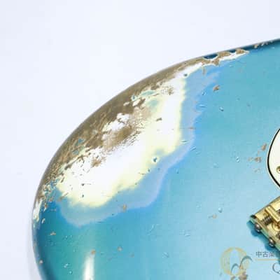 [SALE!!] Xotic XSC-2 Heavy Aged Gold Parts (Ocean Turquoise Metallic) image 8