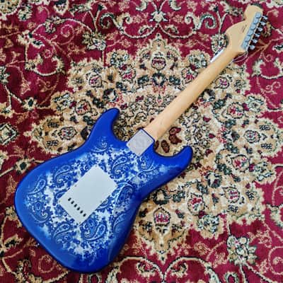 *NEW IN BOX* 2026 Fender Japan Limited Edition Indigo Paisley Stratocaster, Fender Flagship Tokyo Store Exclusive Color, MIJ JD26 image 15