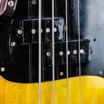 1980 Harmony Model H830S P-Bass sunburst image 7