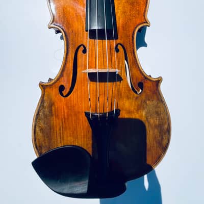 Fine Italian Labeled Violin Attributed to Oreste Candi No.124 L'Anno 1938 image 2
