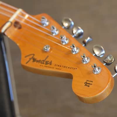 1994 Fender Limited Edition 40th Anniversary 1954 Reissue Collectors Model Stratocaster w/ Maple FB Electric Guitar 2-Color Sunburst + COA OHSC image 11