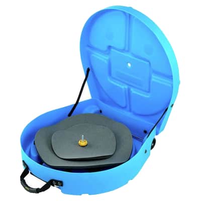 Hardcase HNP9CYM22LB With Wheels Coloured Cymbal Case Light Blue image 5