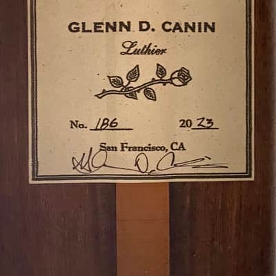 Glenn Canin Cedar/Madagascar Doubletop Concert Classical Guitar 2023 image 3