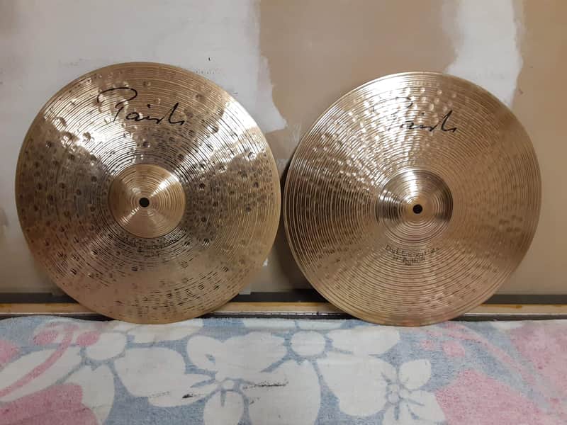 Paiste 14" Signature Dark Energy Mark I Hi-Hat Cymbals (Pair) 2004 - Present - Traditional image 1