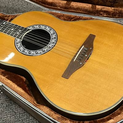 Ovation Vintage 1118 Glen Campbell 12-String 1981 Natural w/Case, Papers Original Owner  / Rare image 4