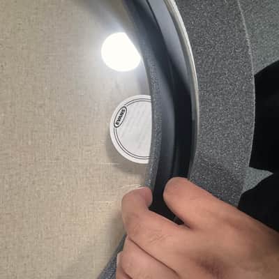 Evans EMAD2 22" Clear Bass Drum Batter Head Black Foam Ring/patch. image 3