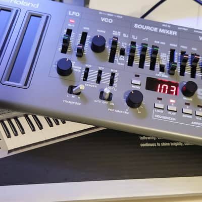 Roland SH-01A Boutique Series Monophonic Synthesizer Module 2017 - Present - Gray image 3