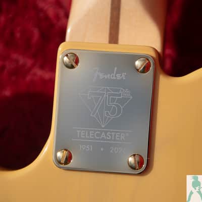 Fender Limited Edition 75th Anniversary 1951 Telecaster Butterscotch Blonde Nitro Finish w/ Quilt Top, Fender Flagship Tokyo Store Exclusive & Super Limited Model image 5