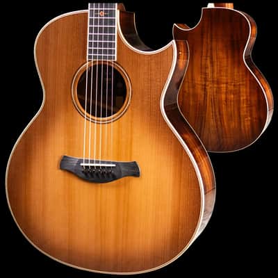 Taylor Custom Shop #C0023 Gold Label Super Auditorium Acoustic/Electric Guitar with Hardshell Case image 3