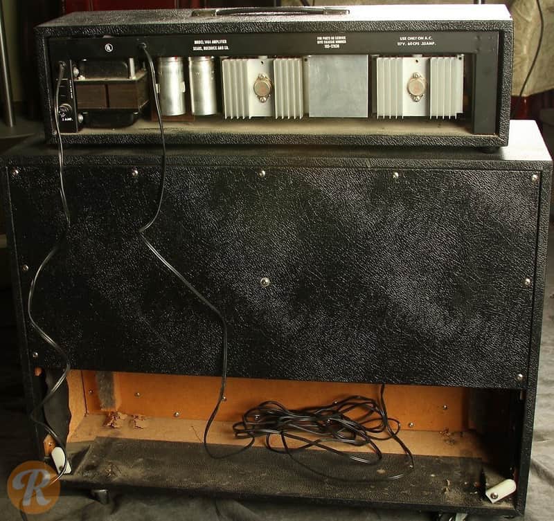 Silvertone Model 1464 Solid State 100 2x12 Piggyback image 2