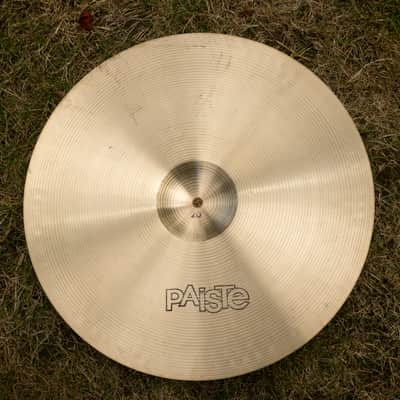 1979 Black label Paiste 20" Formula 602 Medium Ride Cymbal image 3