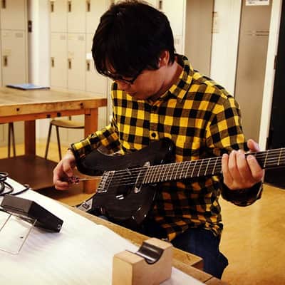 2016 ESP GCA Custom Order "The R" Rock 'n' roll - Winner of Grand Prize Guitar Design - Black image 24