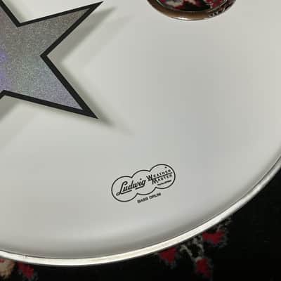 Remo Ringo Starr And His All-Starr Band 20” Bass Drum Head w/Holz 4” Chrome Mic Port image 4
