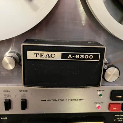 PLEASE READ AD!!! TEAC A-6300 1/4" 10.5 inch 4-Track Auto Reverse Reel to Reel Tape Deck Recorder 1970s - Silver image 4