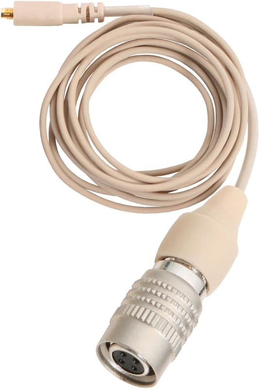 Galaxy Audio CBLAT Replacement Cable with cW-style Connector for Audio-Technica Wireless Headsets - Beige image 1