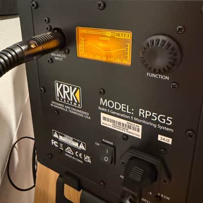 KRK RP-5 Rokit G5 5" Active Studio Monitors - Single 2024 - Present - Black image 3